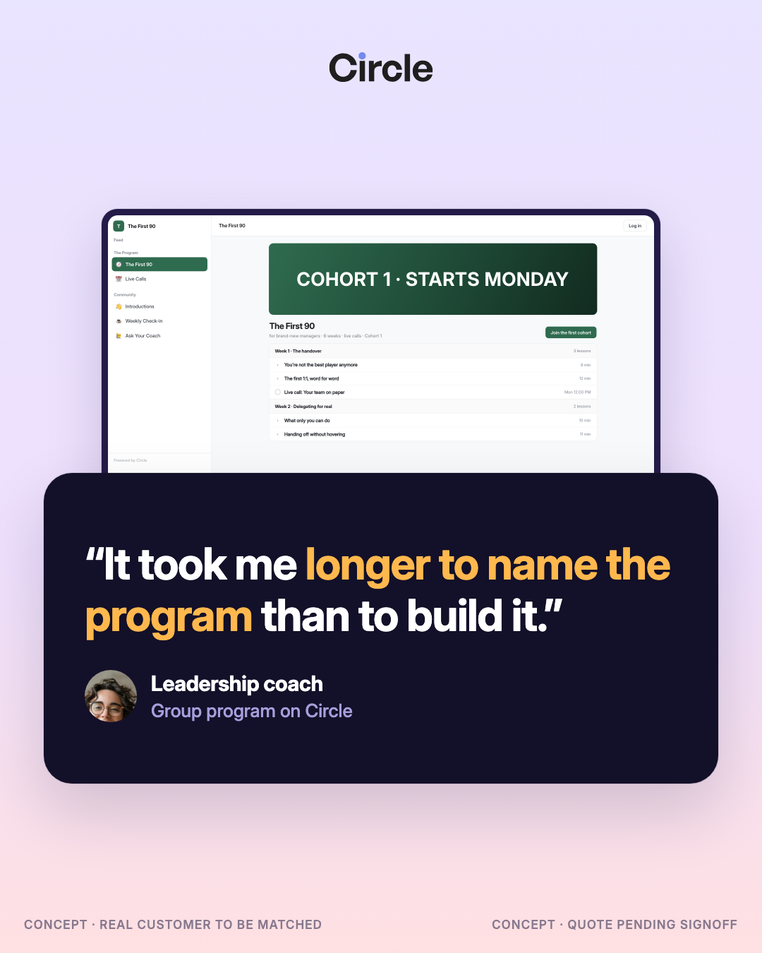 quote card ideal