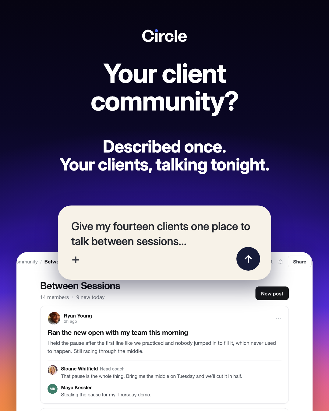 client community produced